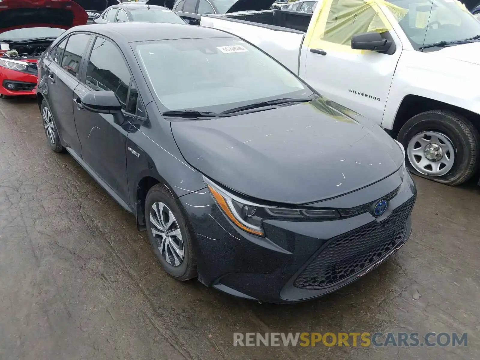 1 Photograph of a damaged car JTDEBRBEXLJ019098 TOYOTA COROLLA 2020