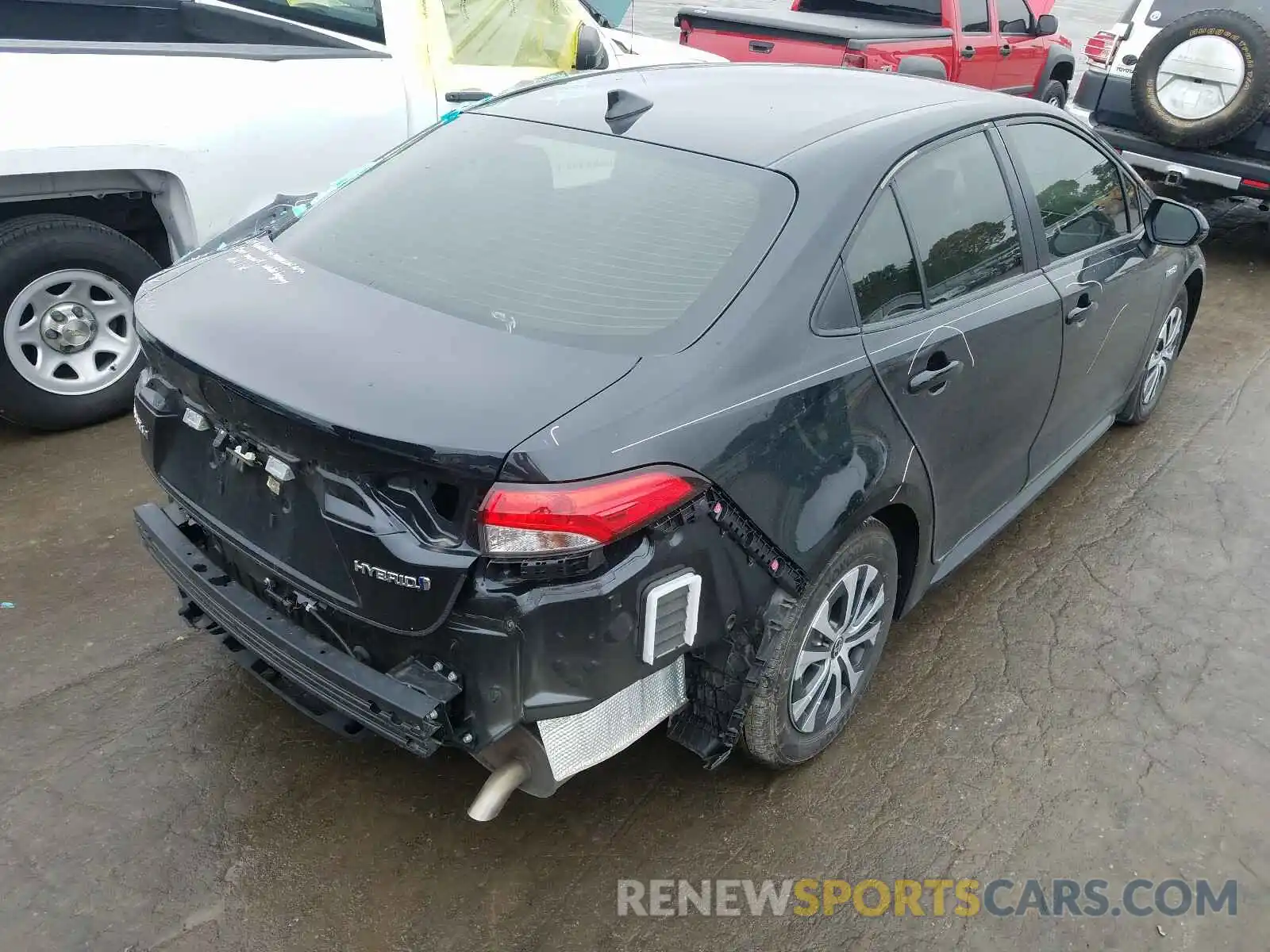 4 Photograph of a damaged car JTDEBRBEXLJ019098 TOYOTA COROLLA 2020