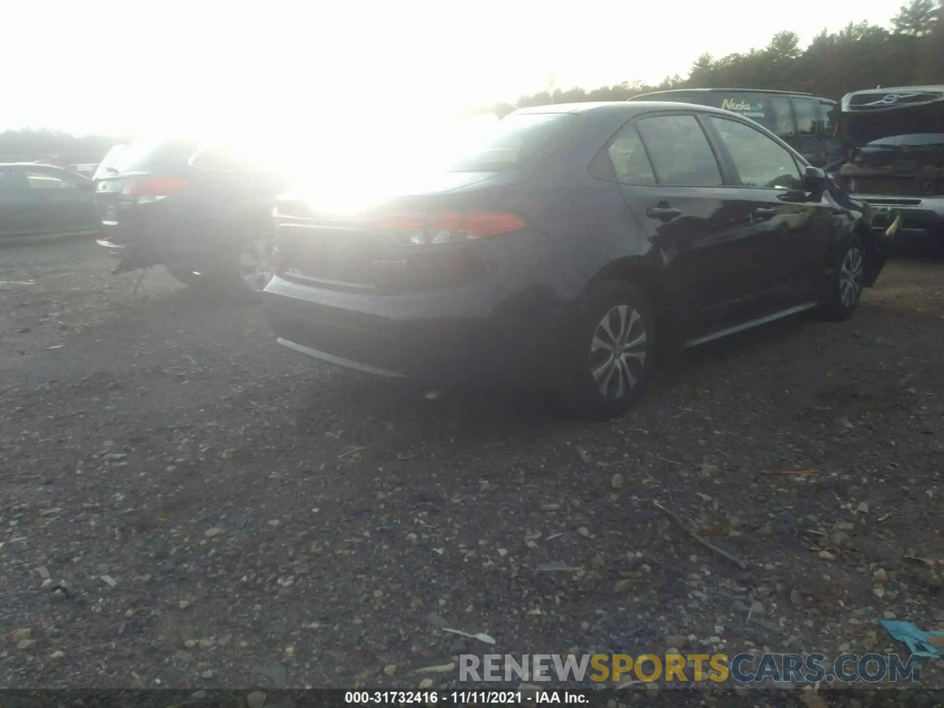 4 Photograph of a damaged car JTDEBRBEXLJ019540 TOYOTA COROLLA 2020