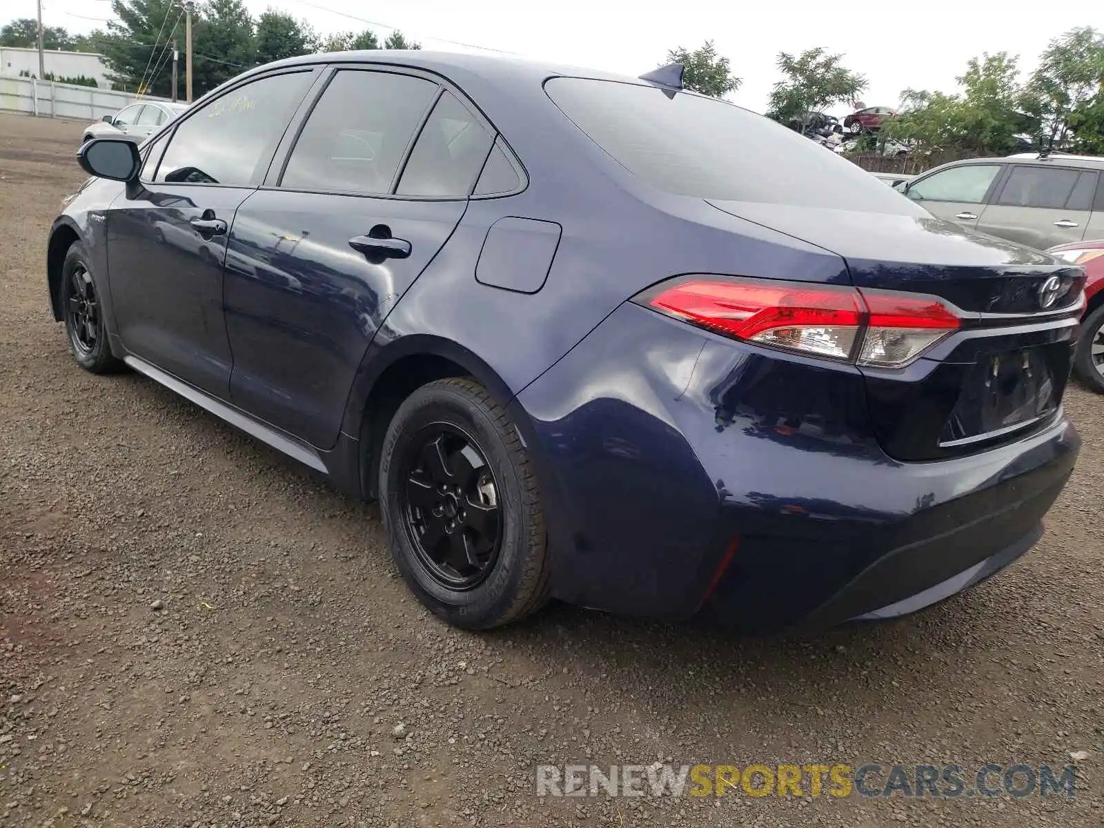 3 Photograph of a damaged car JTDEBRBEXLJ021451 TOYOTA COROLLA 2020