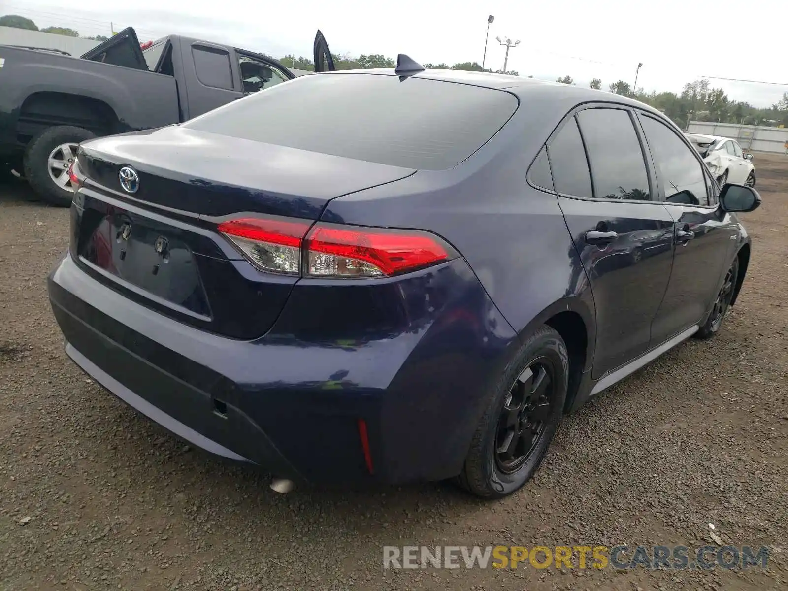 4 Photograph of a damaged car JTDEBRBEXLJ021451 TOYOTA COROLLA 2020