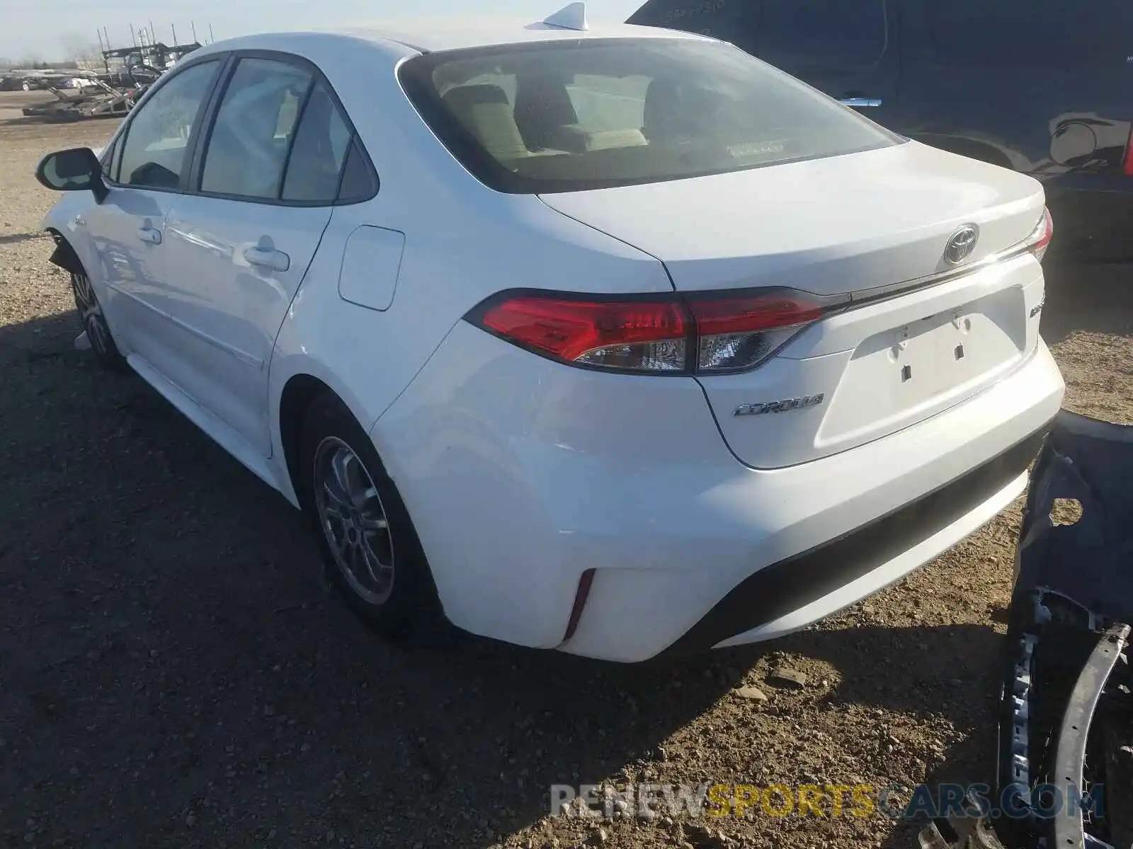 3 Photograph of a damaged car JTDEBRBEXLJ022812 TOYOTA COROLLA 2020