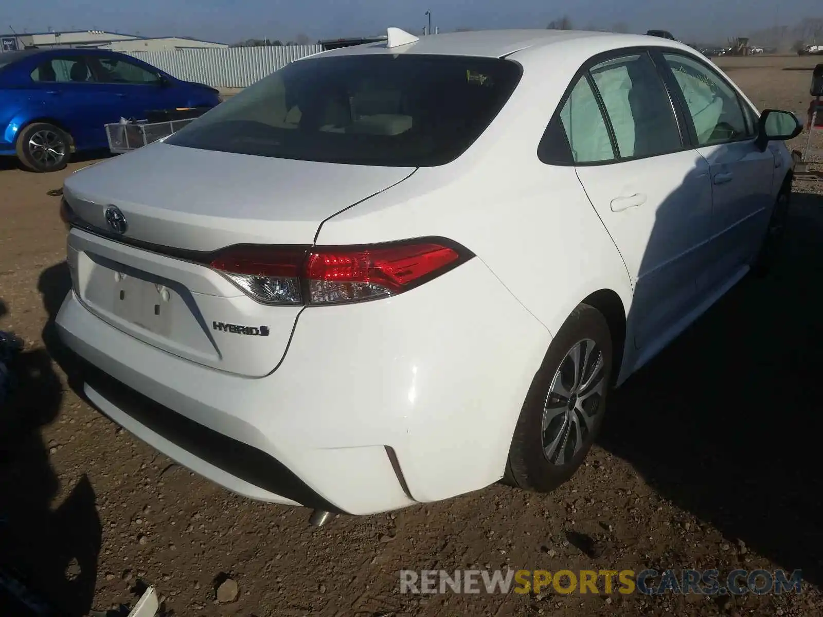 4 Photograph of a damaged car JTDEBRBEXLJ022812 TOYOTA COROLLA 2020