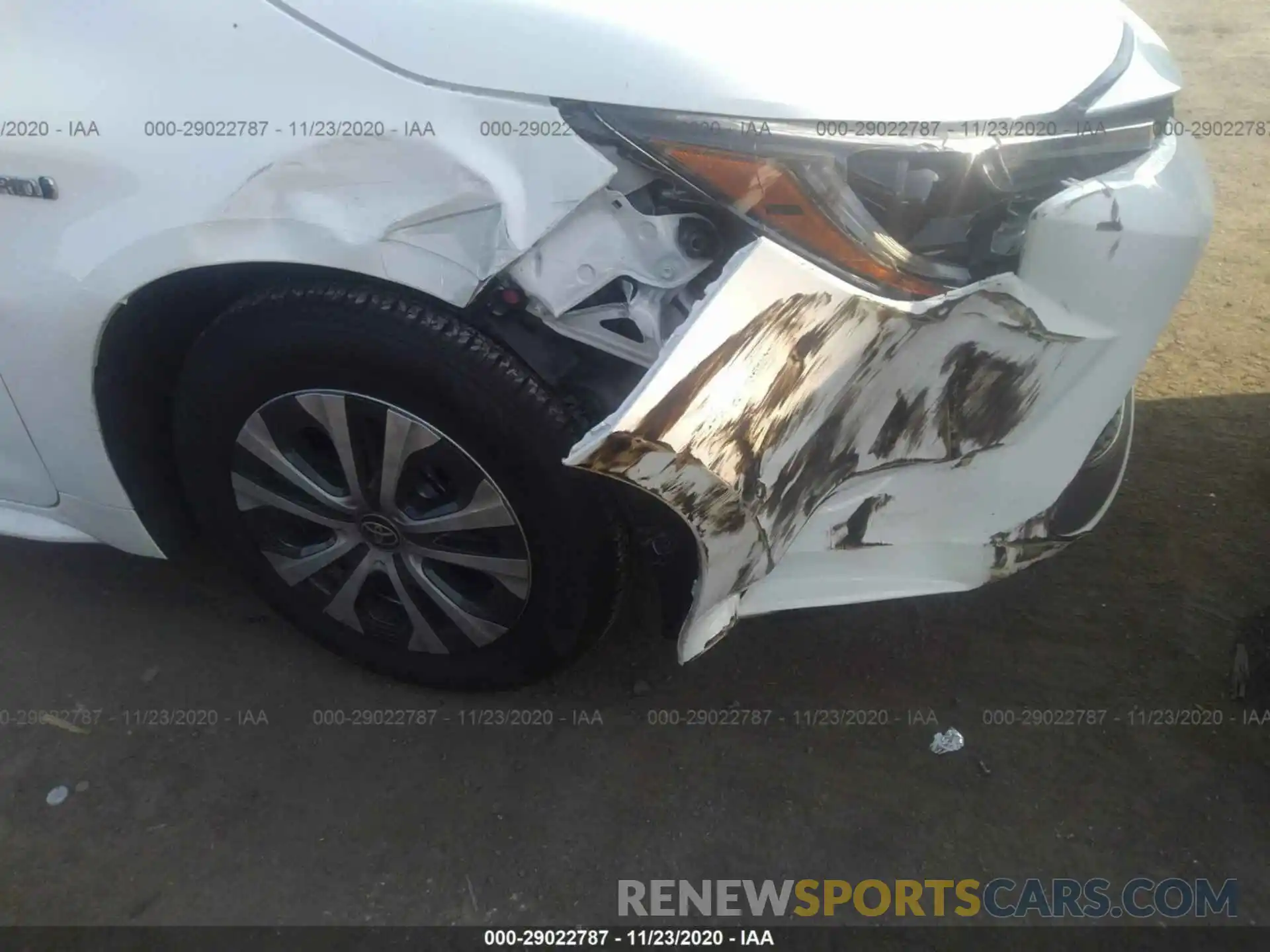 6 Photograph of a damaged car JTDEBRBEXLJ023927 TOYOTA COROLLA 2020