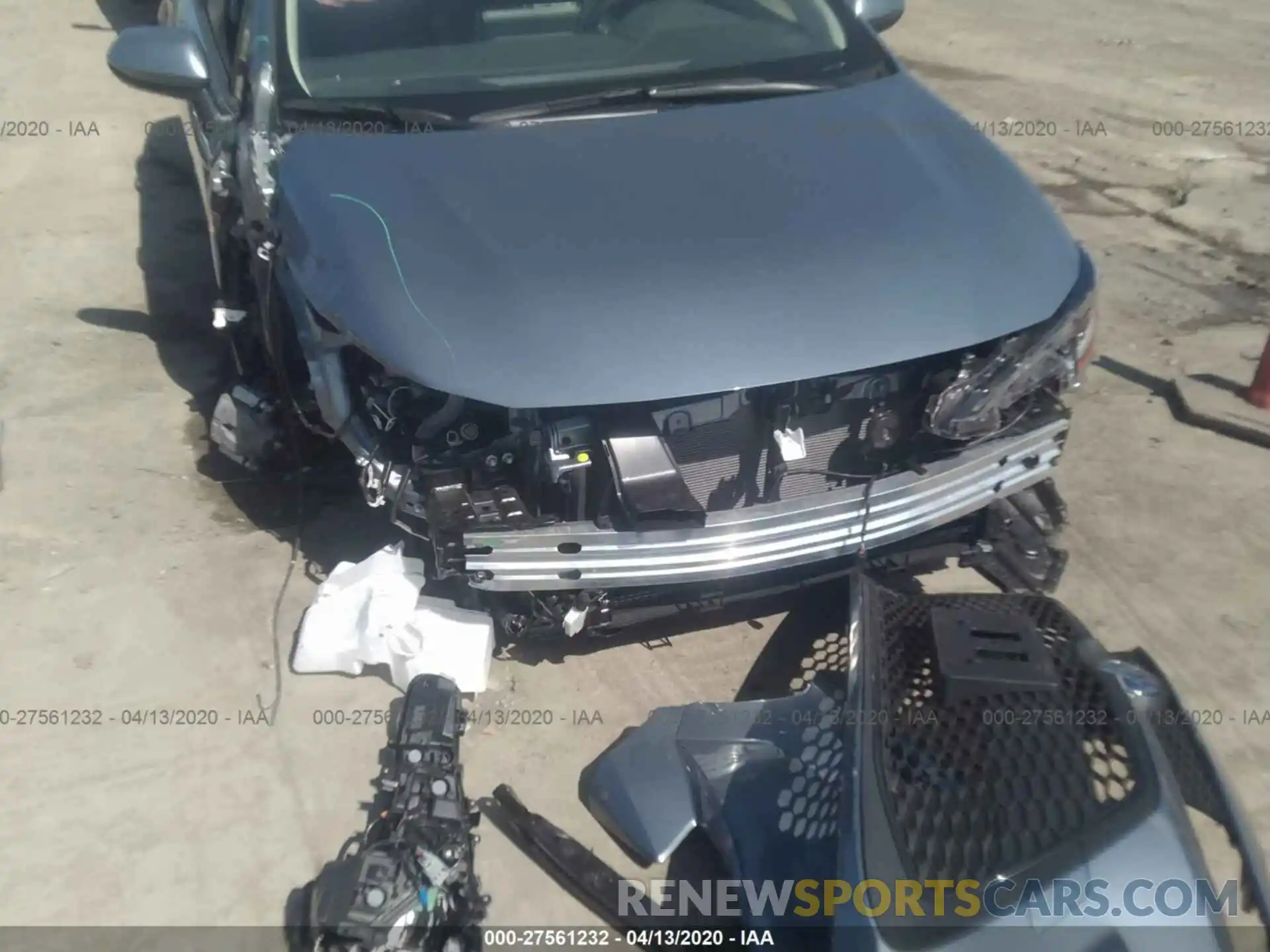 6 Photograph of a damaged car JTDEBRBEXLJ024270 TOYOTA COROLLA 2020