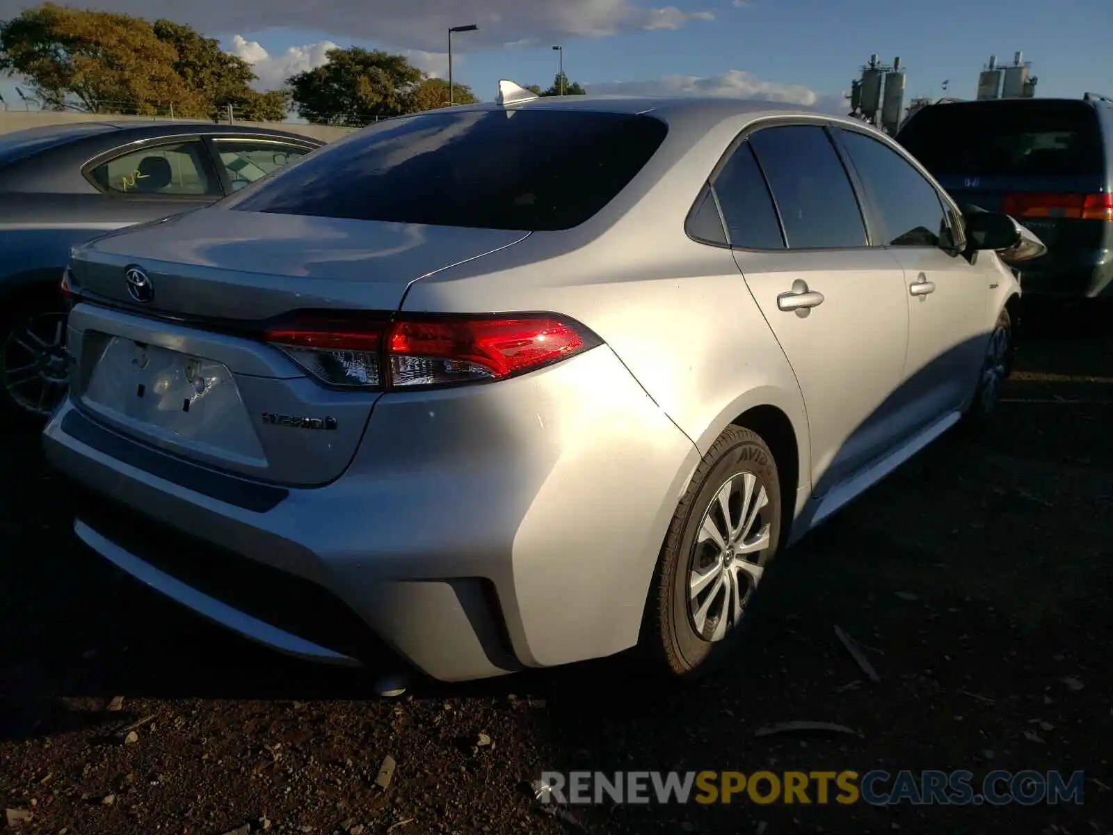 4 Photograph of a damaged car JTDEBRBEXLJ024835 TOYOTA COROLLA 2020