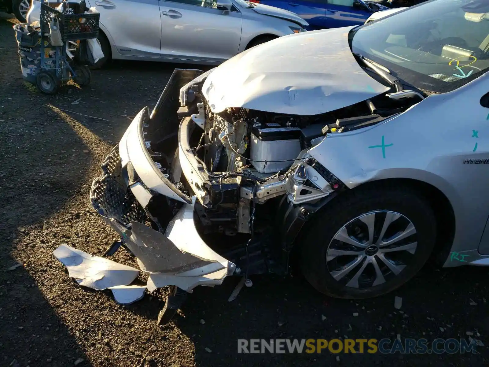 9 Photograph of a damaged car JTDEBRBEXLJ024835 TOYOTA COROLLA 2020