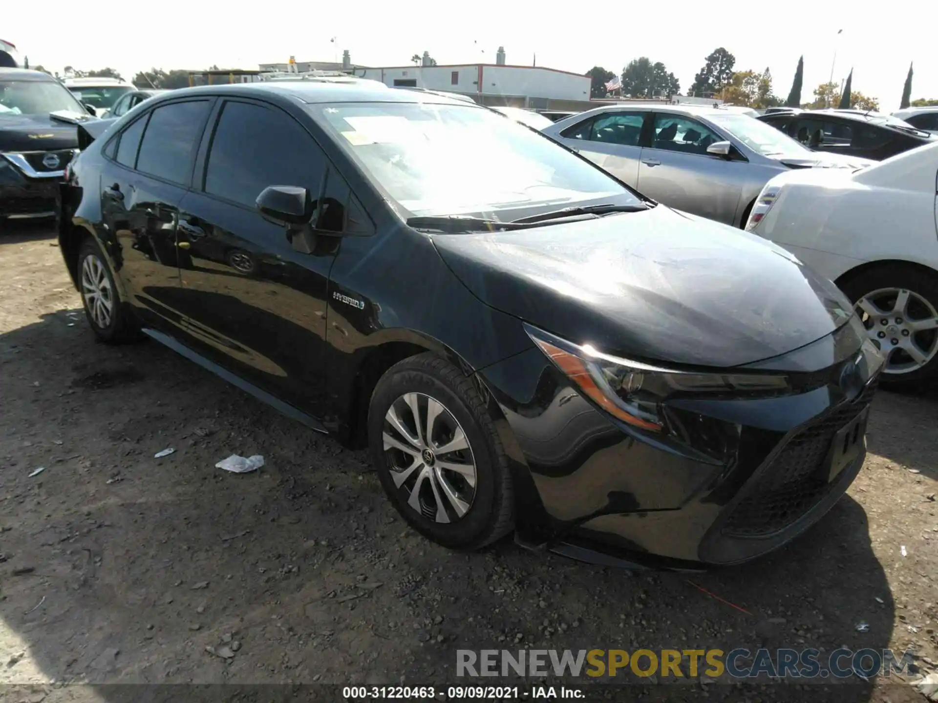 1 Photograph of a damaged car JTDEBRBEXLJ025550 TOYOTA COROLLA 2020