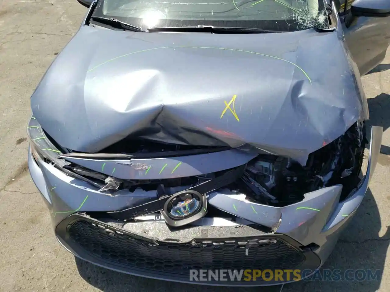 7 Photograph of a damaged car JTDEBRBEXLJ026908 TOYOTA COROLLA 2020