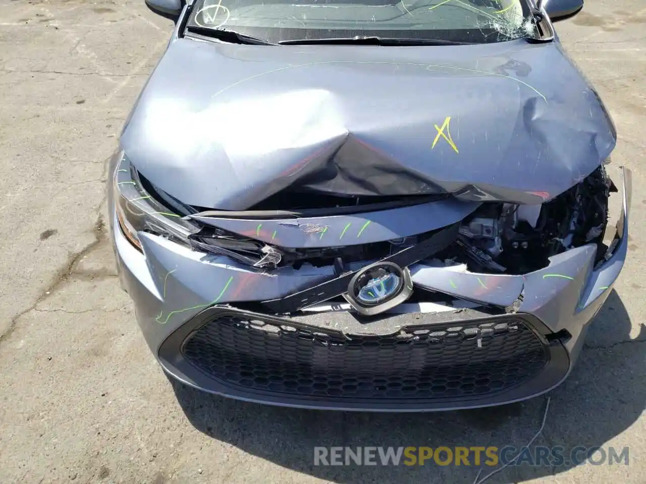 9 Photograph of a damaged car JTDEBRBEXLJ026908 TOYOTA COROLLA 2020