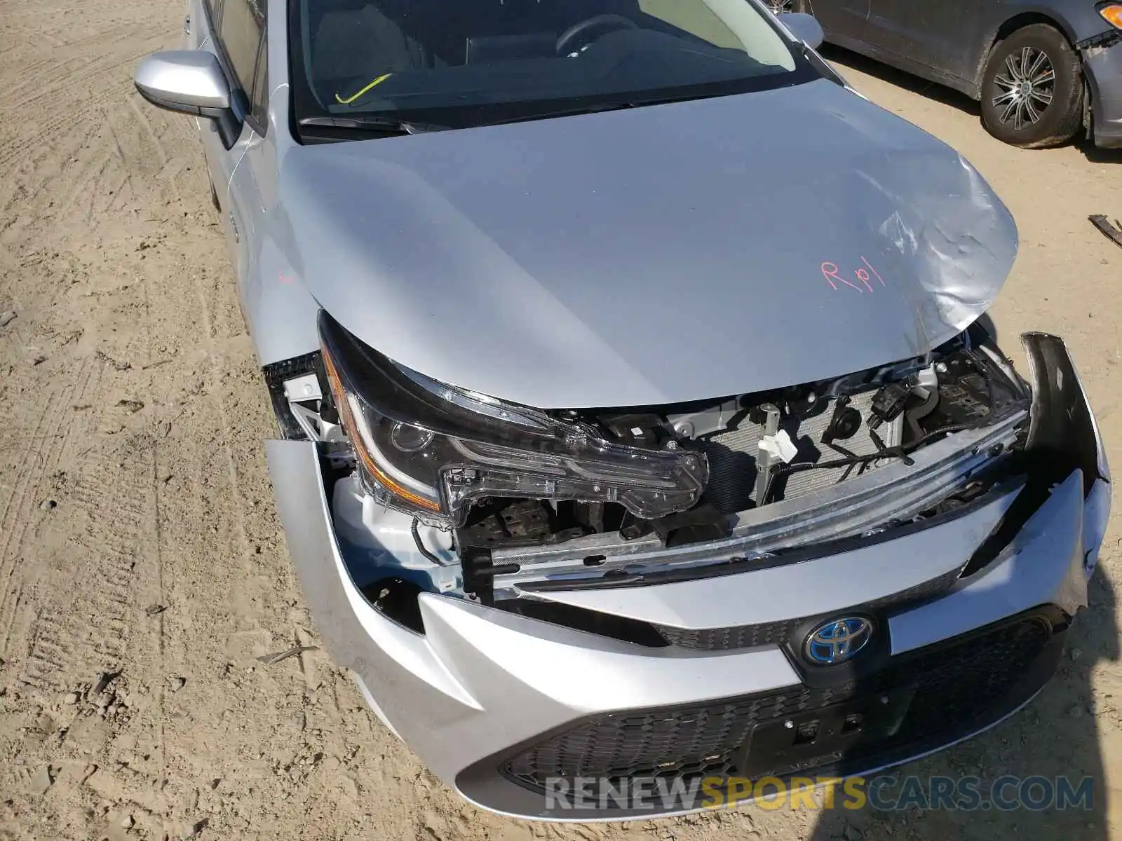 9 Photograph of a damaged car JTDEBRBEXLJ027007 TOYOTA COROLLA 2020