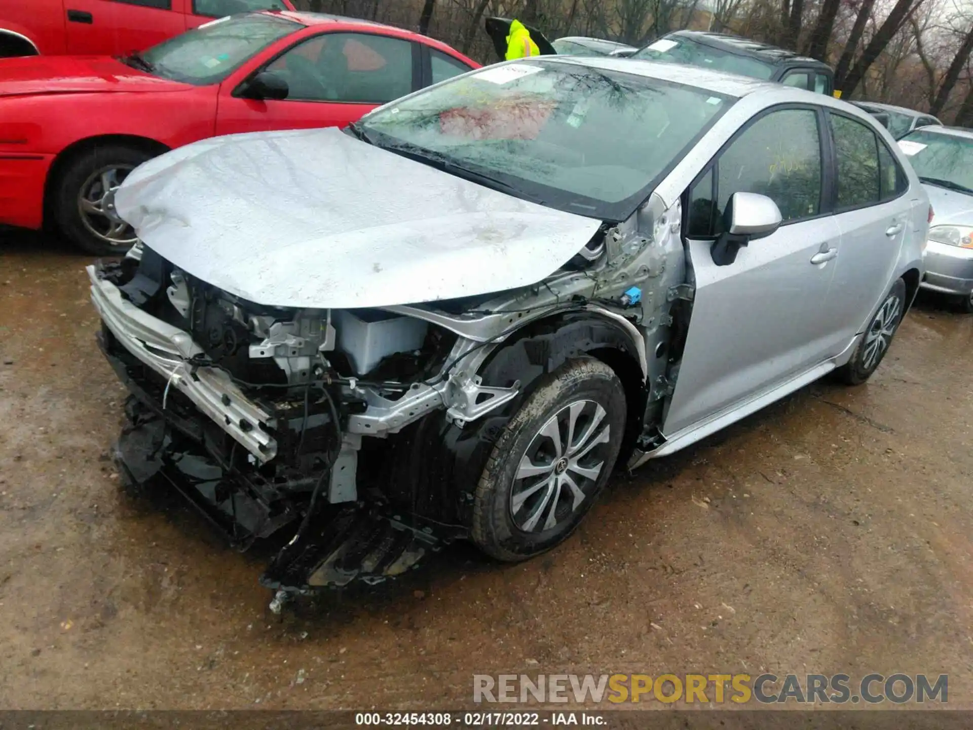 2 Photograph of a damaged car JTDEBRBEXLJ027136 TOYOTA COROLLA 2020