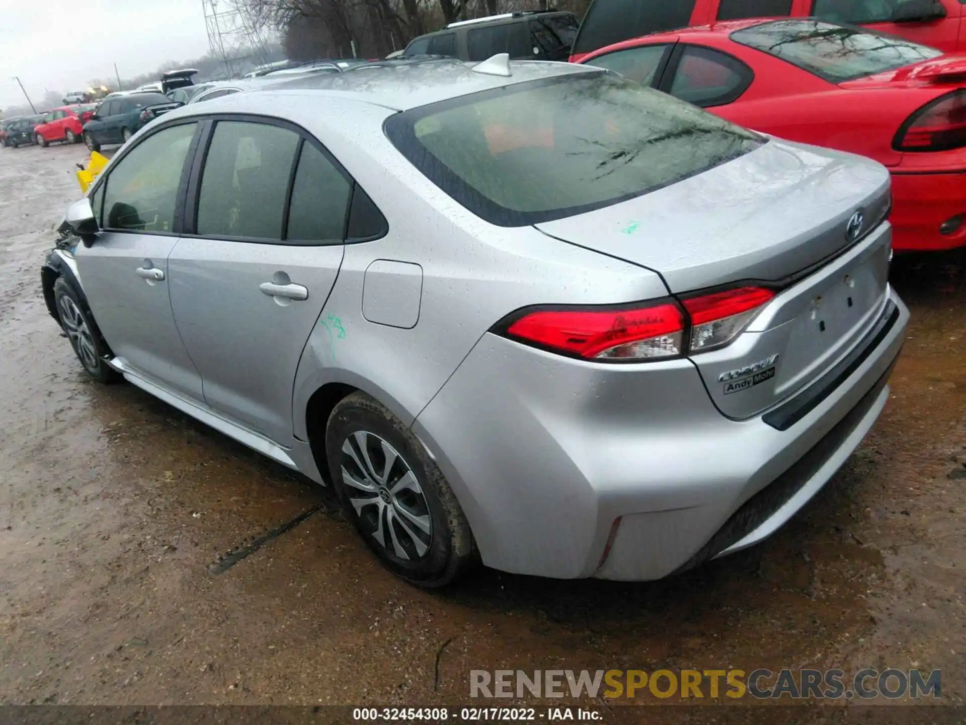 3 Photograph of a damaged car JTDEBRBEXLJ027136 TOYOTA COROLLA 2020