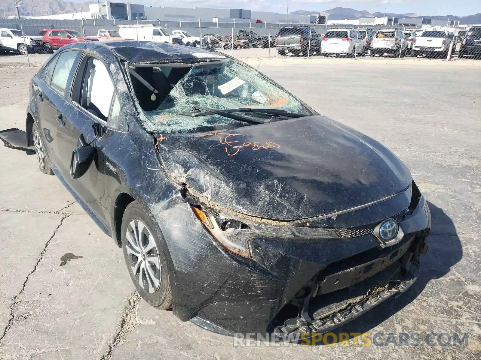 9 Photograph of a damaged car JTDEBRBEXLJ028075 TOYOTA COROLLA 2020