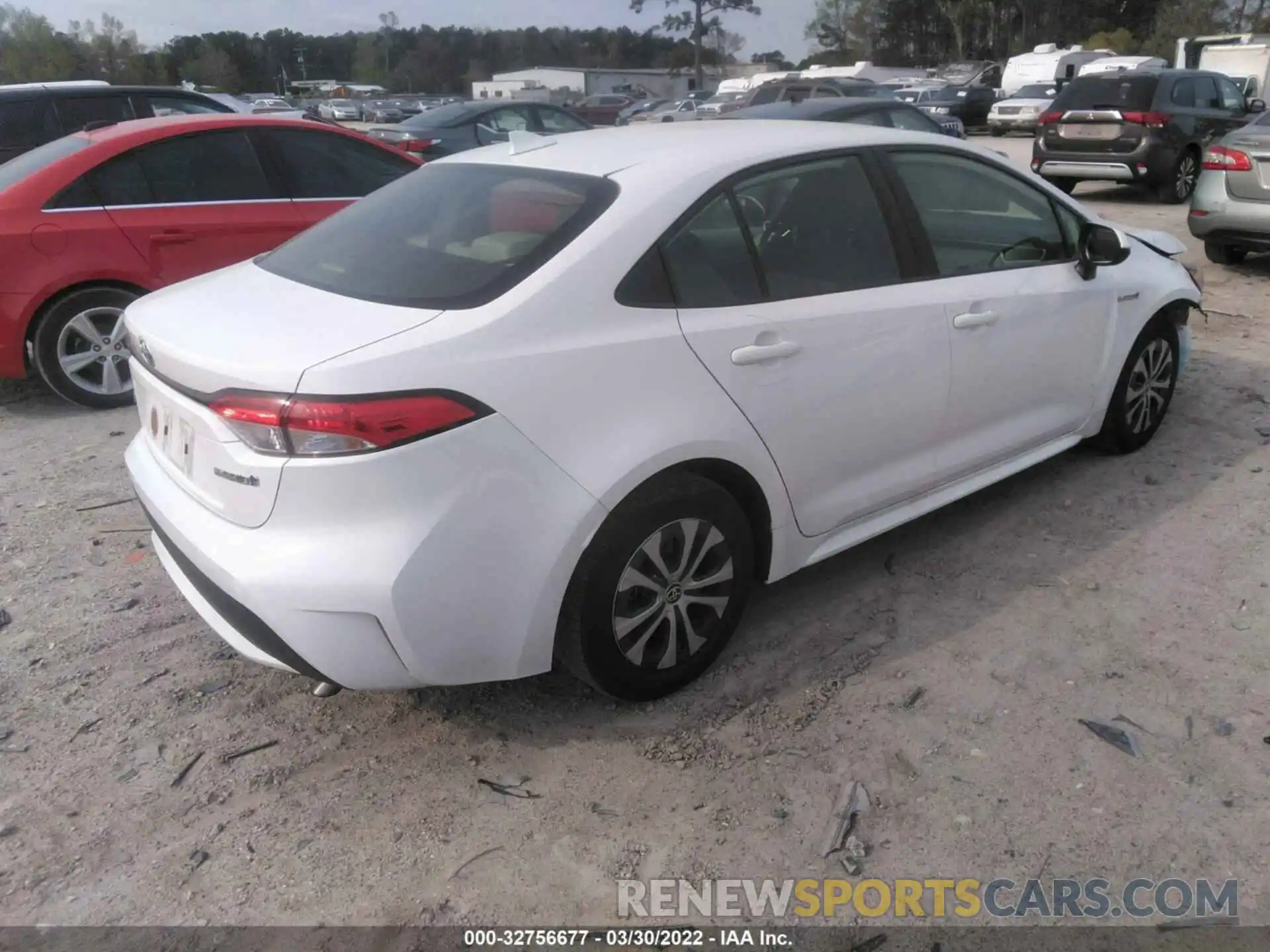 4 Photograph of a damaged car JTDEBRBEXLJ029095 TOYOTA COROLLA 2020