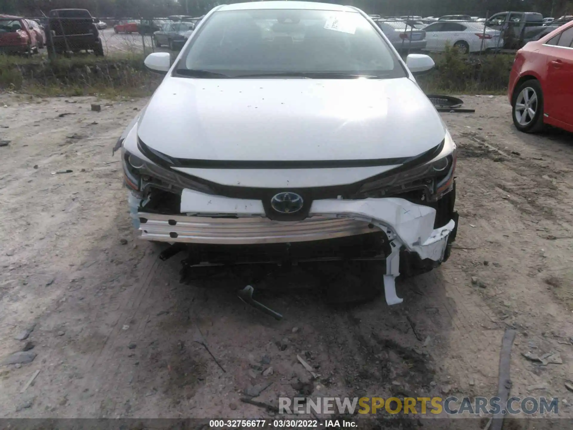 6 Photograph of a damaged car JTDEBRBEXLJ029095 TOYOTA COROLLA 2020