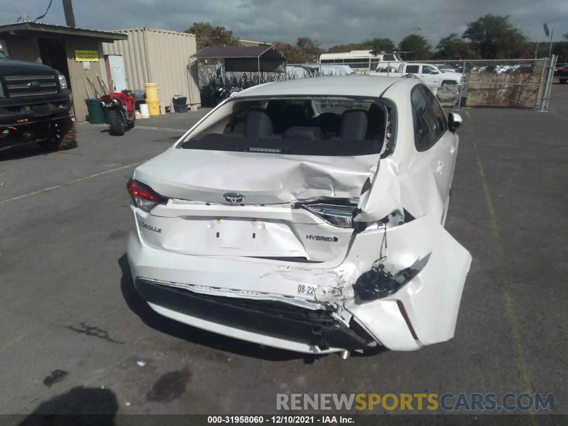 6 Photograph of a damaged car JTDEBRBEXLJ030523 TOYOTA COROLLA 2020