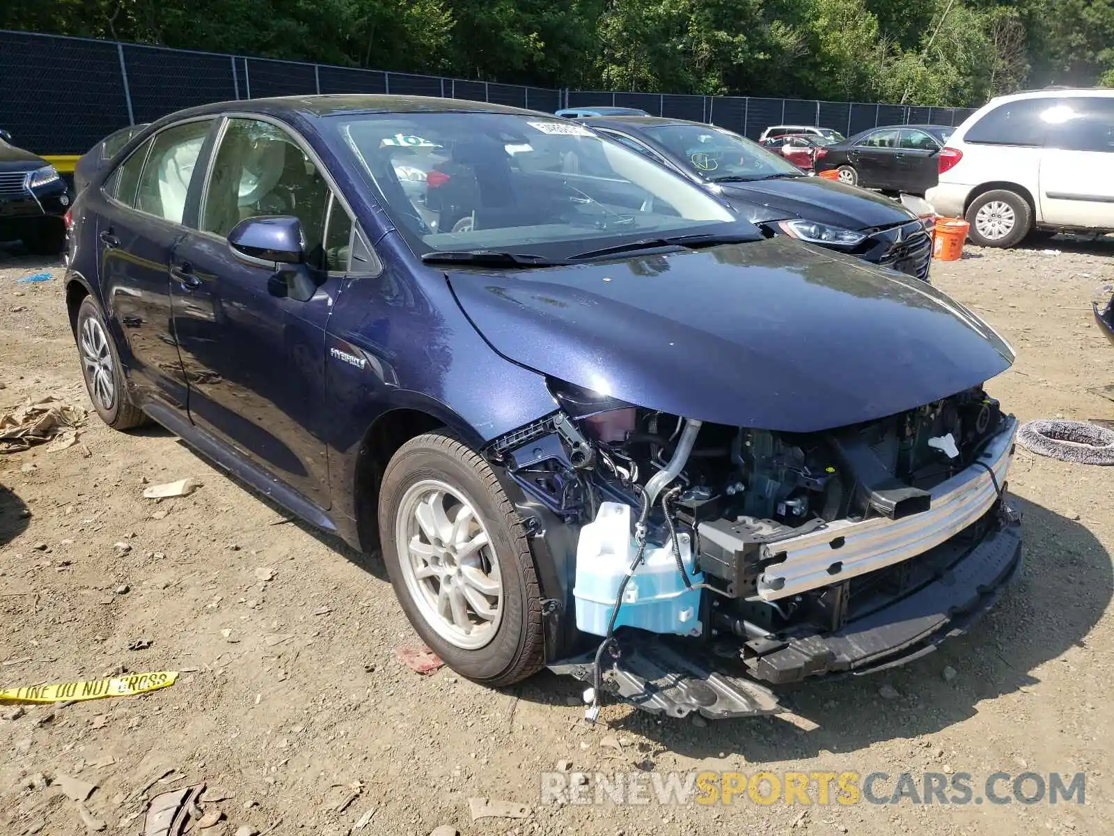 1 Photograph of a damaged car JTDEBRBEXLJ030618 TOYOTA COROLLA 2020