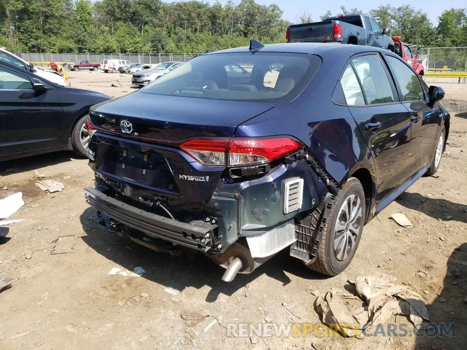 4 Photograph of a damaged car JTDEBRBEXLJ030618 TOYOTA COROLLA 2020