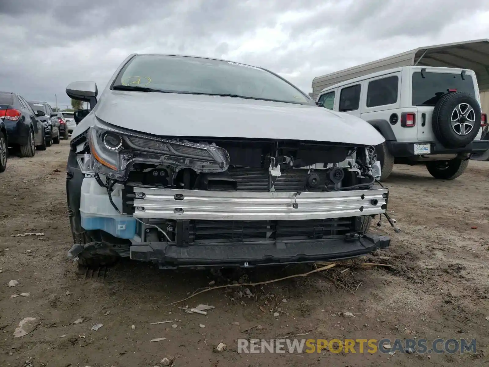 9 Photograph of a damaged car JTDEBRBEXLJ030778 TOYOTA COROLLA 2020