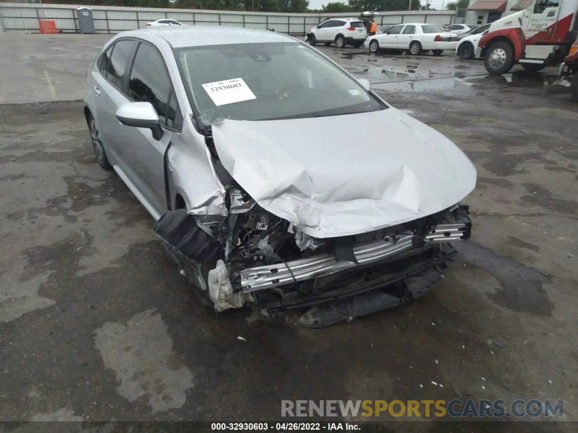 6 Photograph of a damaged car JTDEBRBEXLJ031610 TOYOTA COROLLA 2020