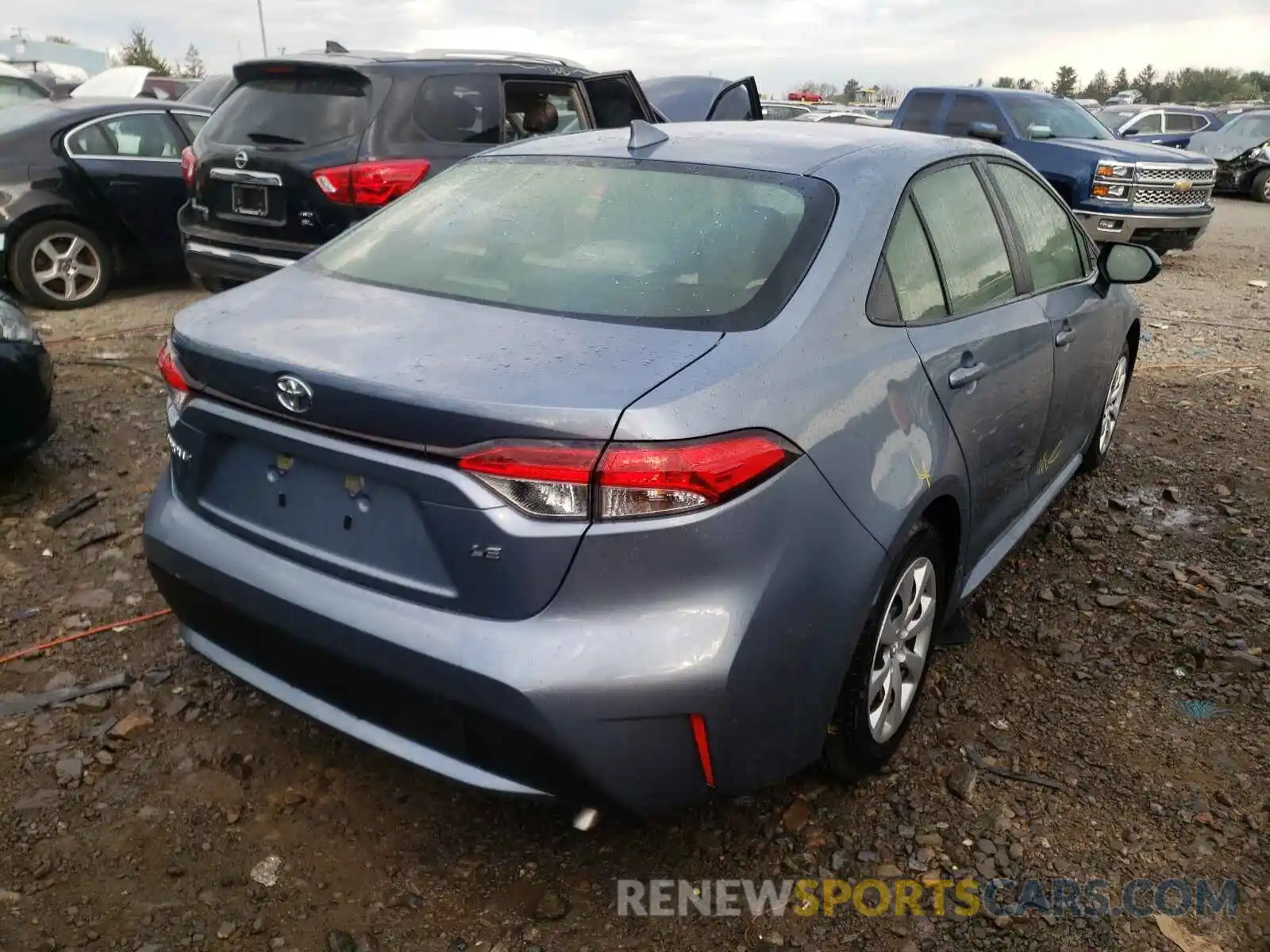 4 Photograph of a damaged car JTDEPMAE1MJ163694 TOYOTA COROLLA 2020