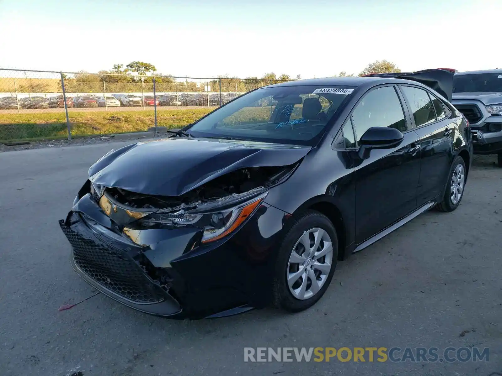 2 Photograph of a damaged car JTDEPRAE0LJ001017 TOYOTA COROLLA 2020