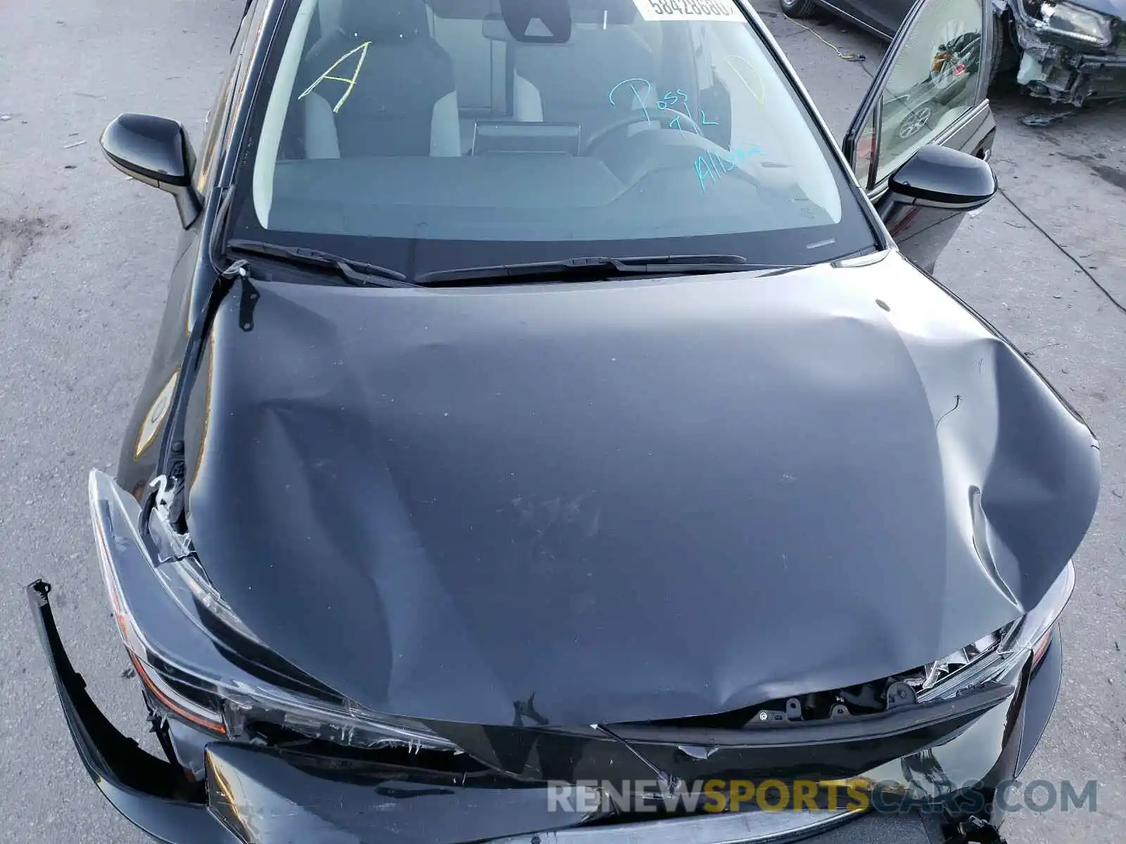 9 Photograph of a damaged car JTDEPRAE0LJ001017 TOYOTA COROLLA 2020