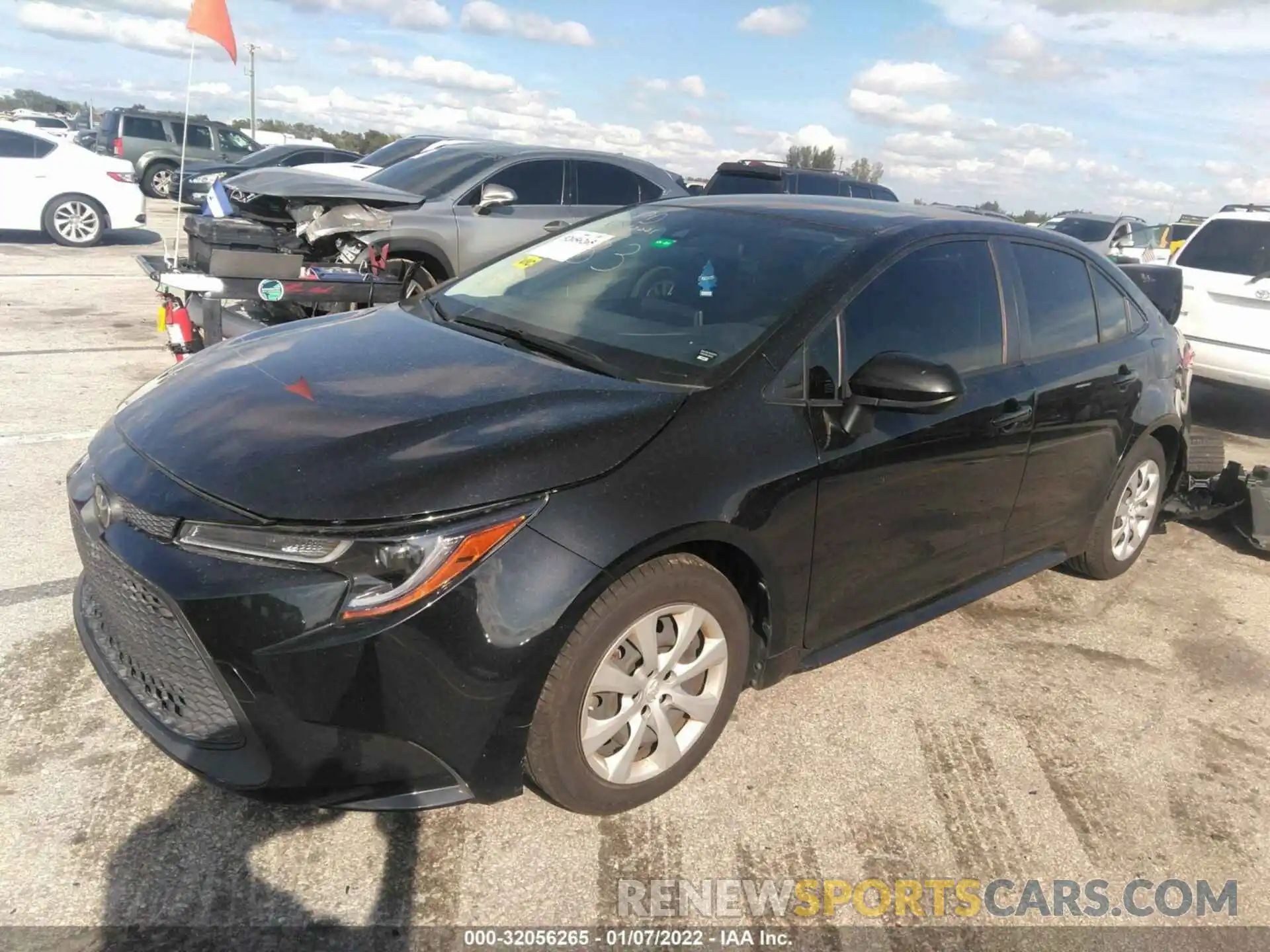 2 Photograph of a damaged car JTDEPRAE0LJ002183 TOYOTA COROLLA 2020