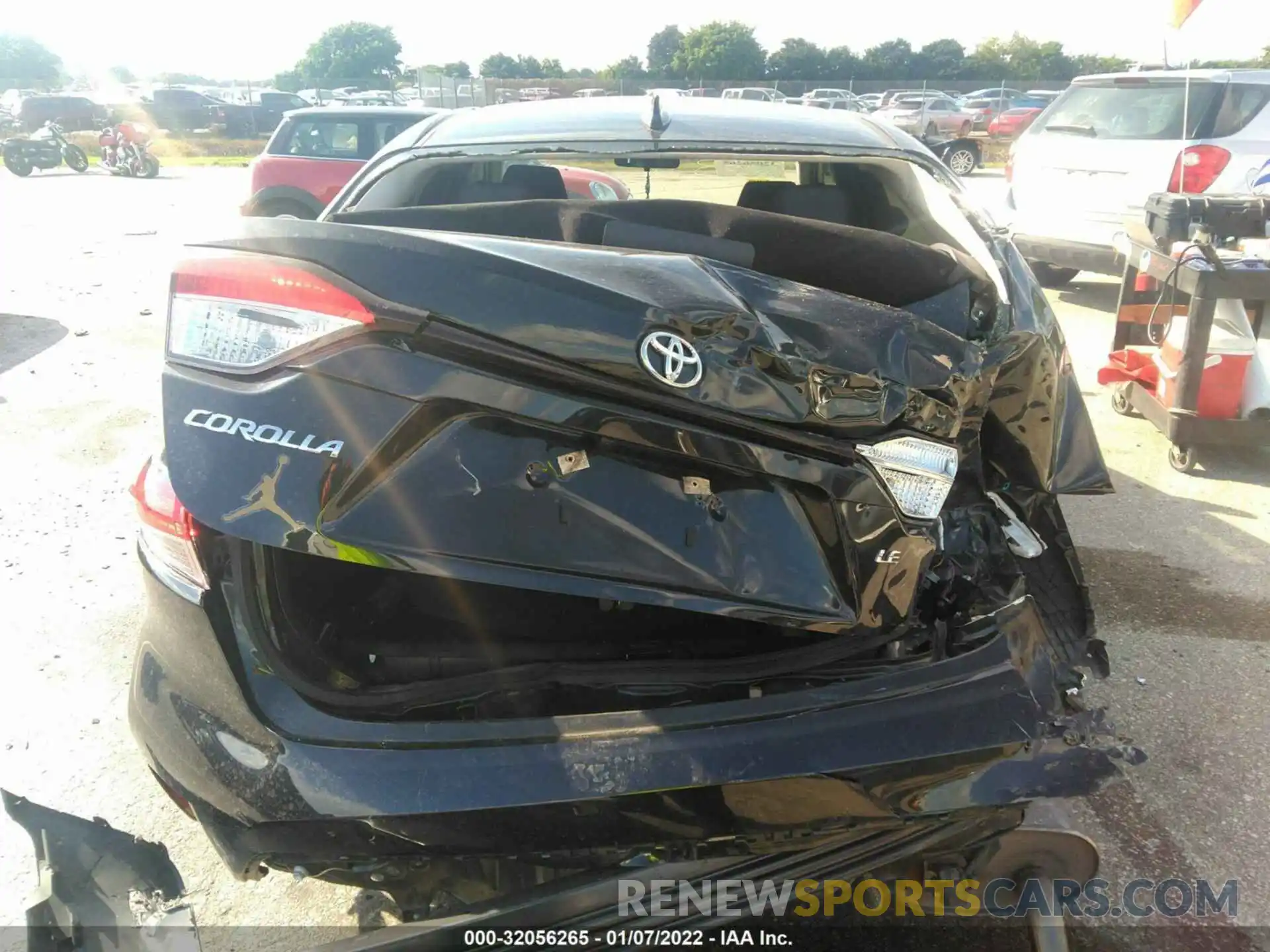 6 Photograph of a damaged car JTDEPRAE0LJ002183 TOYOTA COROLLA 2020