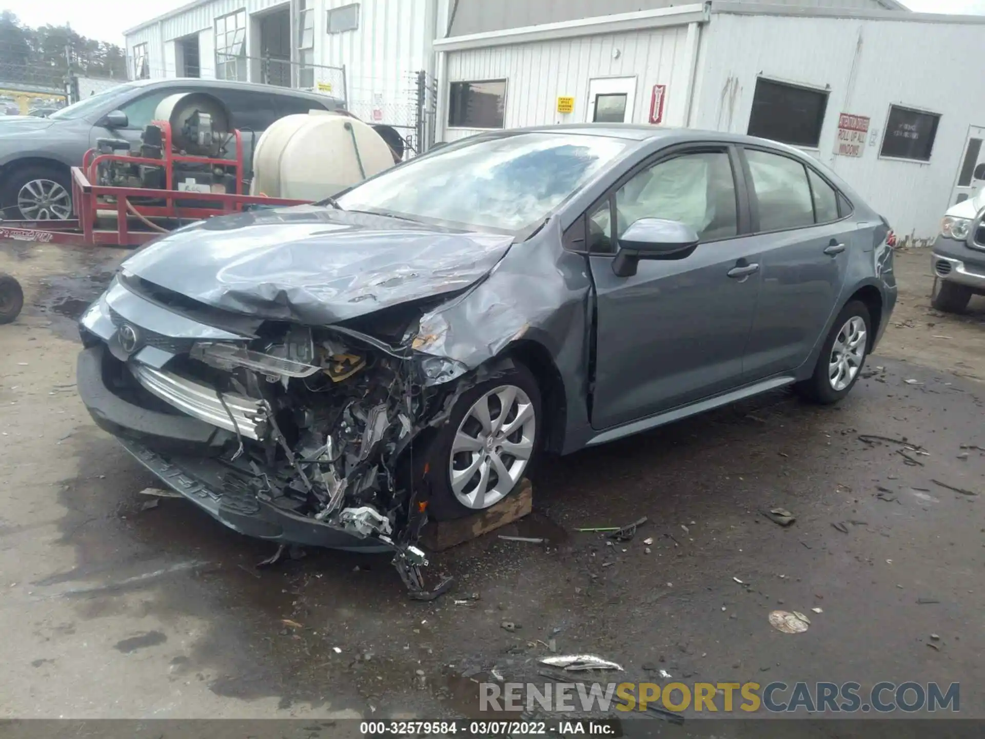 2 Photograph of a damaged car JTDEPRAE0LJ002281 TOYOTA COROLLA 2020