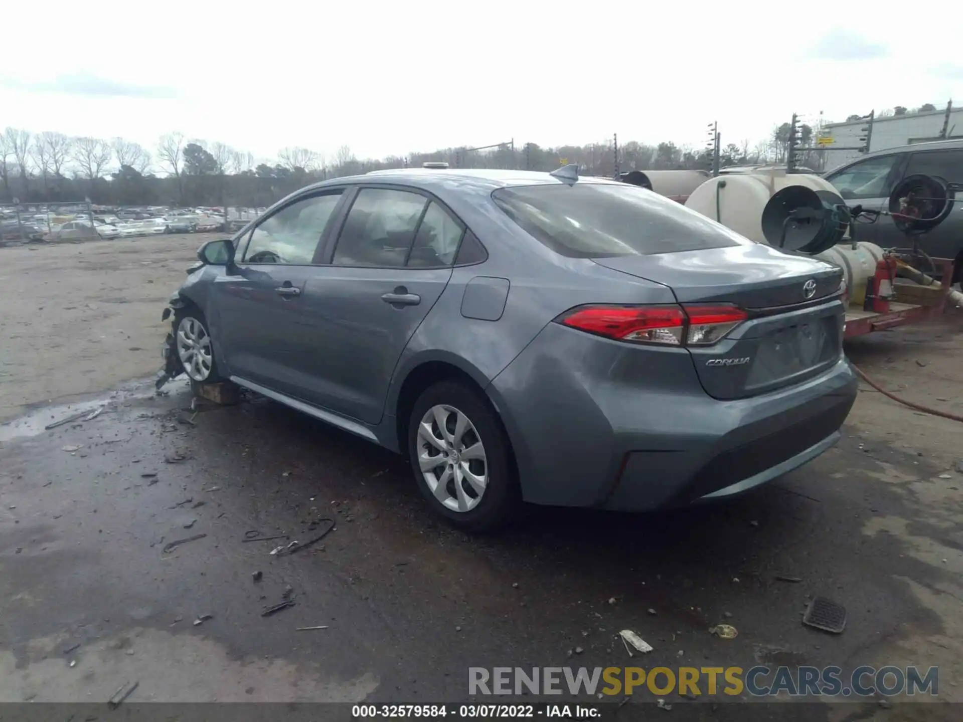 3 Photograph of a damaged car JTDEPRAE0LJ002281 TOYOTA COROLLA 2020