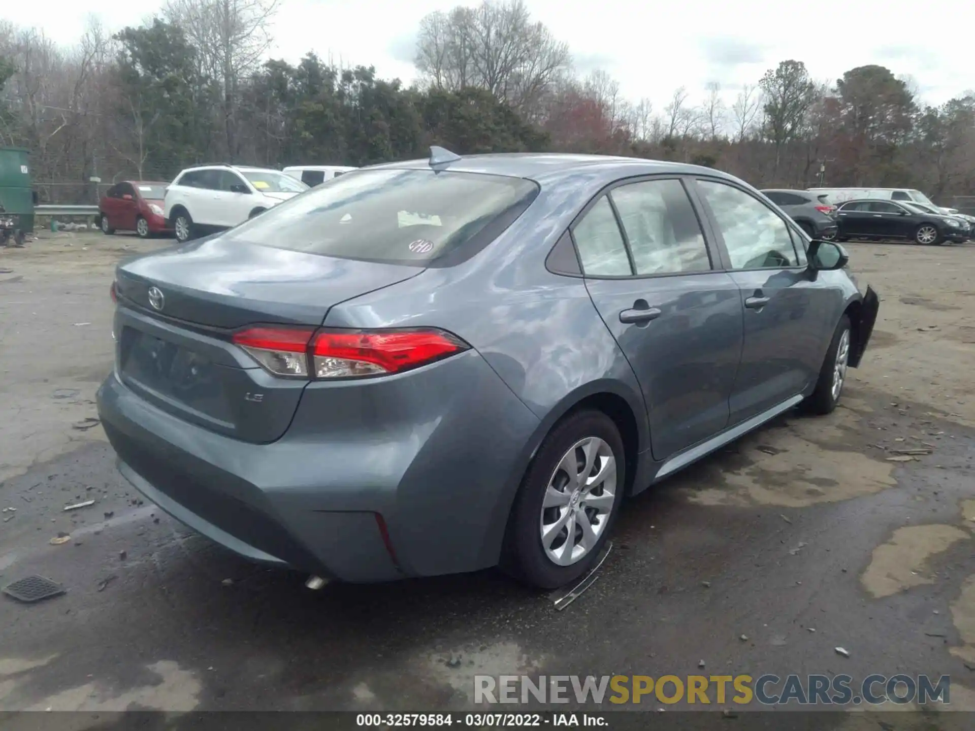 4 Photograph of a damaged car JTDEPRAE0LJ002281 TOYOTA COROLLA 2020