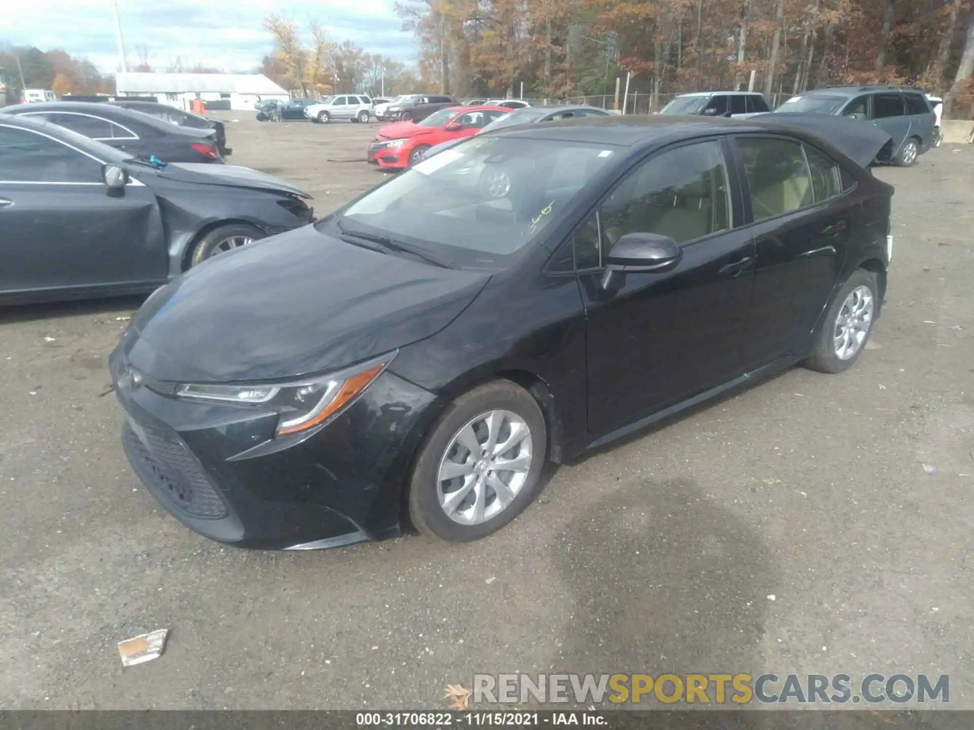 2 Photograph of a damaged car JTDEPRAE0LJ002572 TOYOTA COROLLA 2020