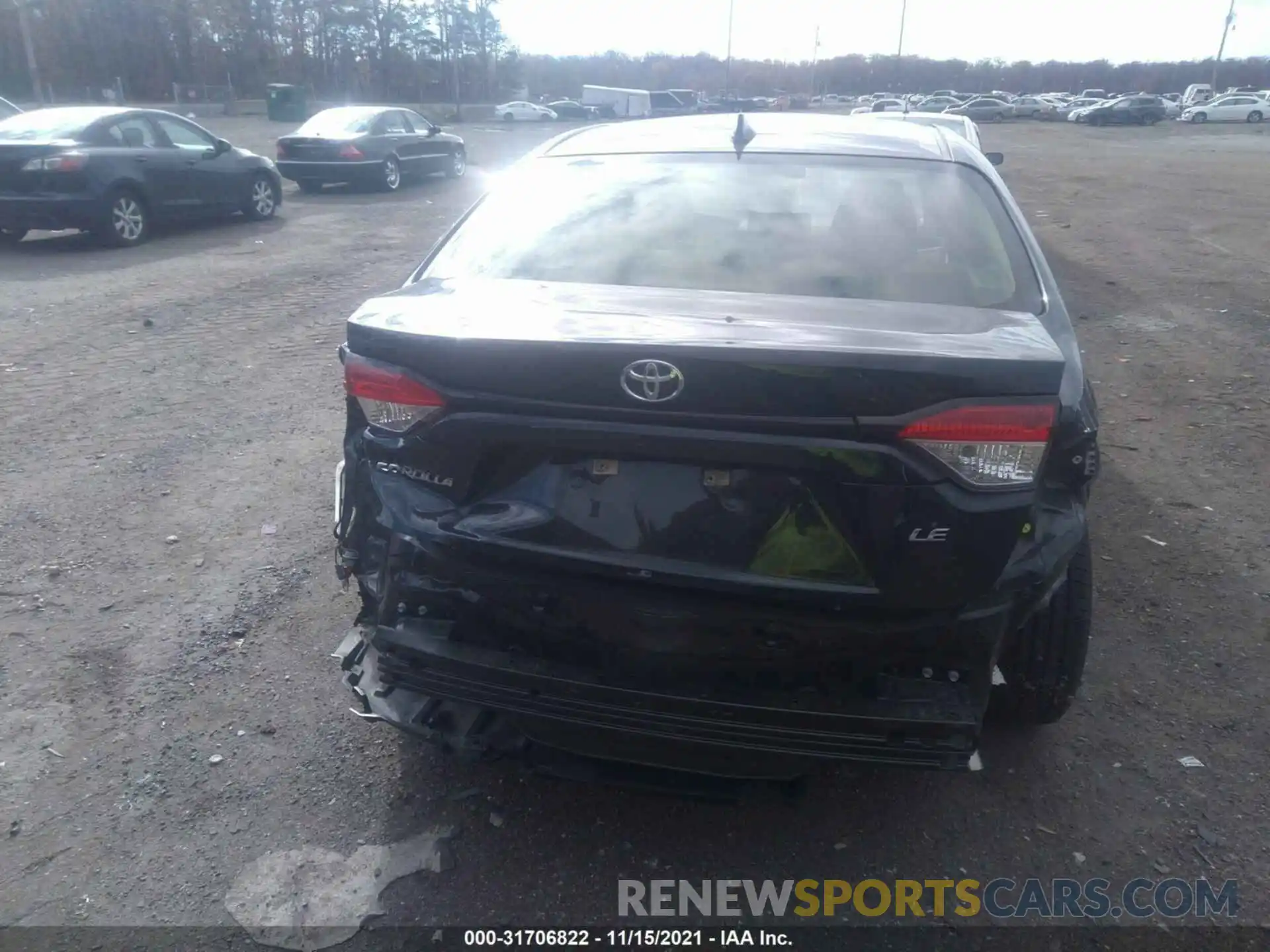 6 Photograph of a damaged car JTDEPRAE0LJ002572 TOYOTA COROLLA 2020