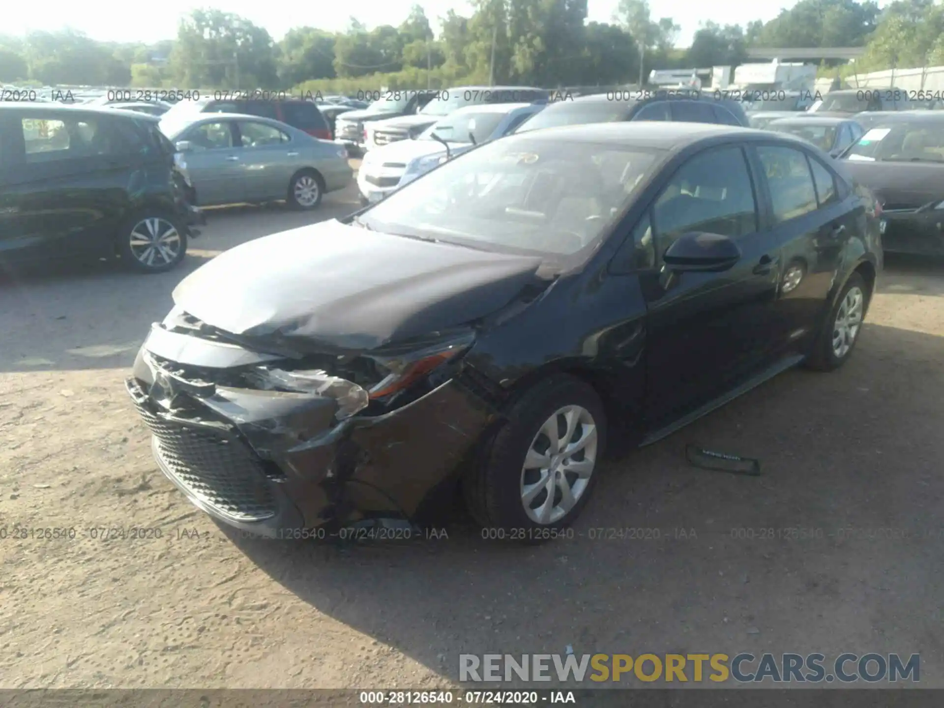 2 Photograph of a damaged car JTDEPRAE0LJ002748 TOYOTA COROLLA 2020