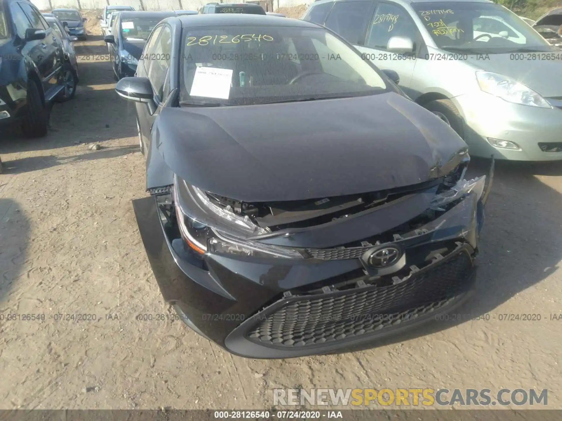 6 Photograph of a damaged car JTDEPRAE0LJ002748 TOYOTA COROLLA 2020