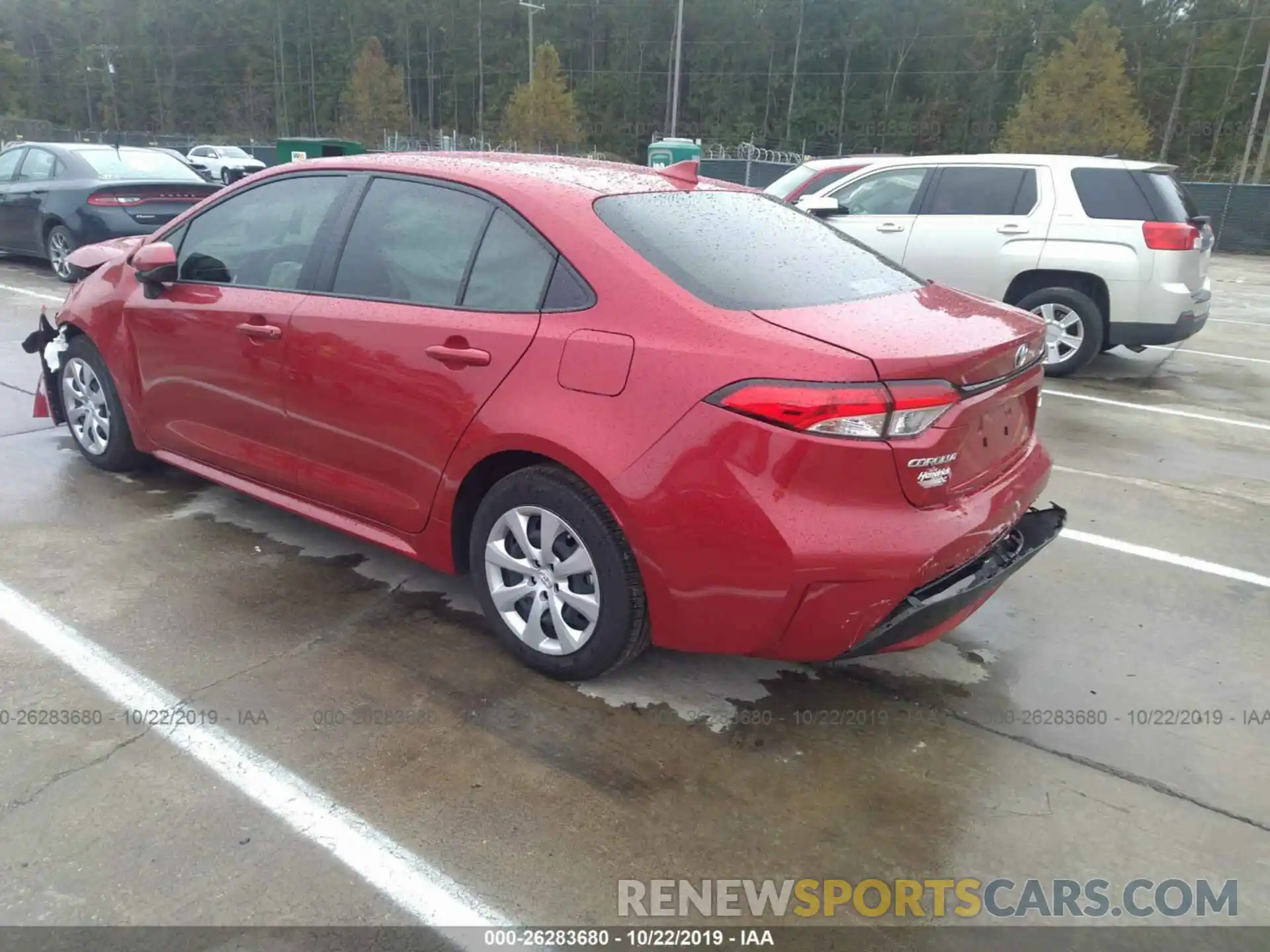 3 Photograph of a damaged car JTDEPRAE0LJ002958 TOYOTA COROLLA 2020