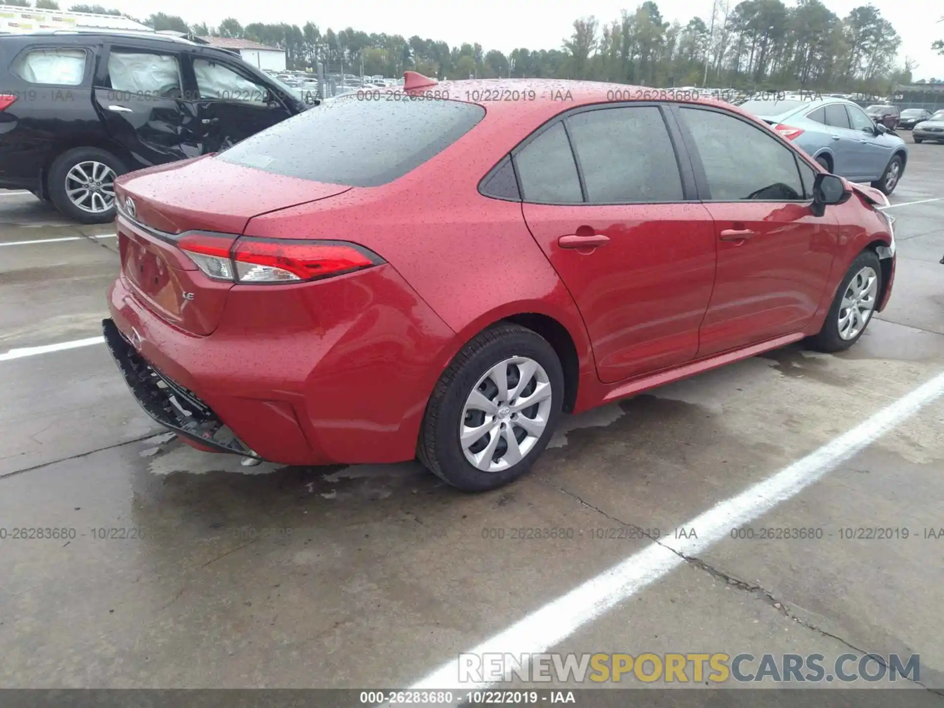 4 Photograph of a damaged car JTDEPRAE0LJ002958 TOYOTA COROLLA 2020