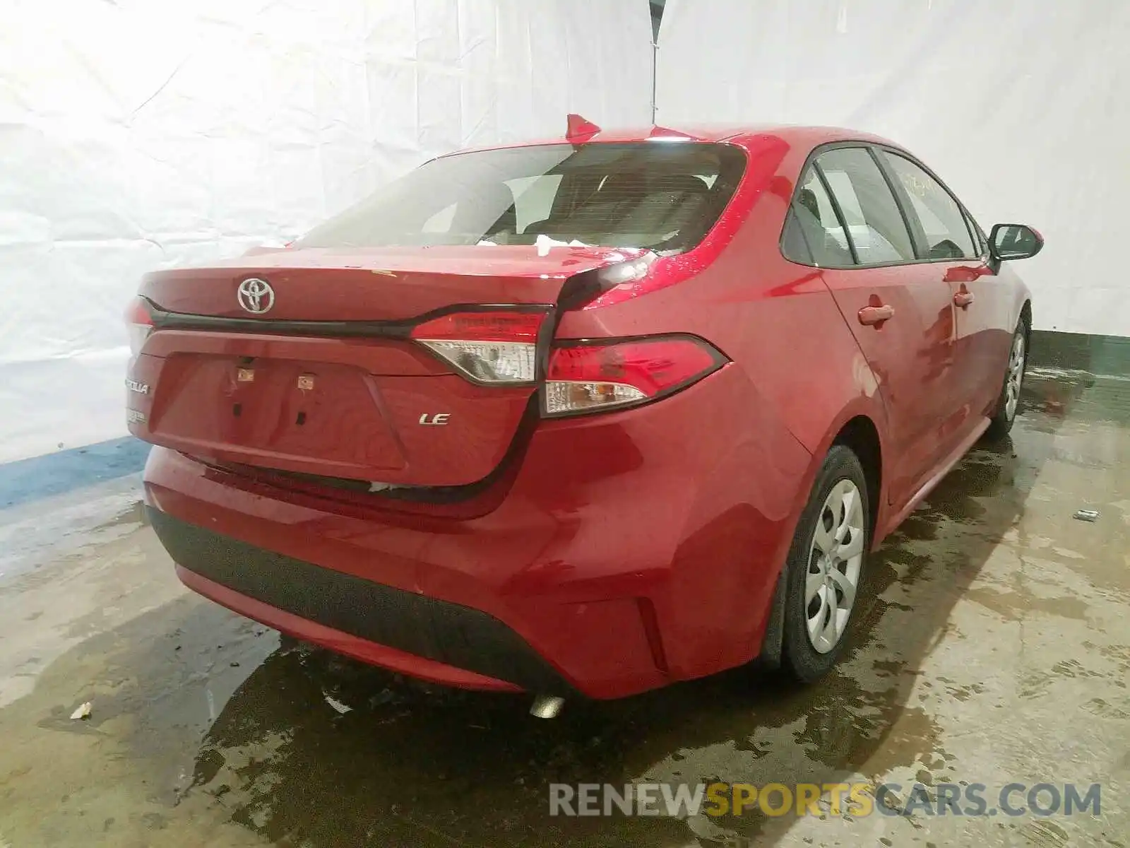 4 Photograph of a damaged car JTDEPRAE0LJ003317 TOYOTA COROLLA 2020