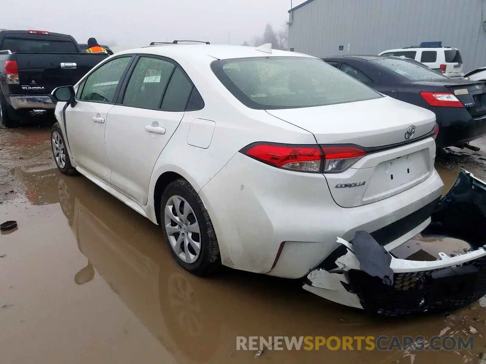 3 Photograph of a damaged car JTDEPRAE0LJ003947 TOYOTA COROLLA 2020