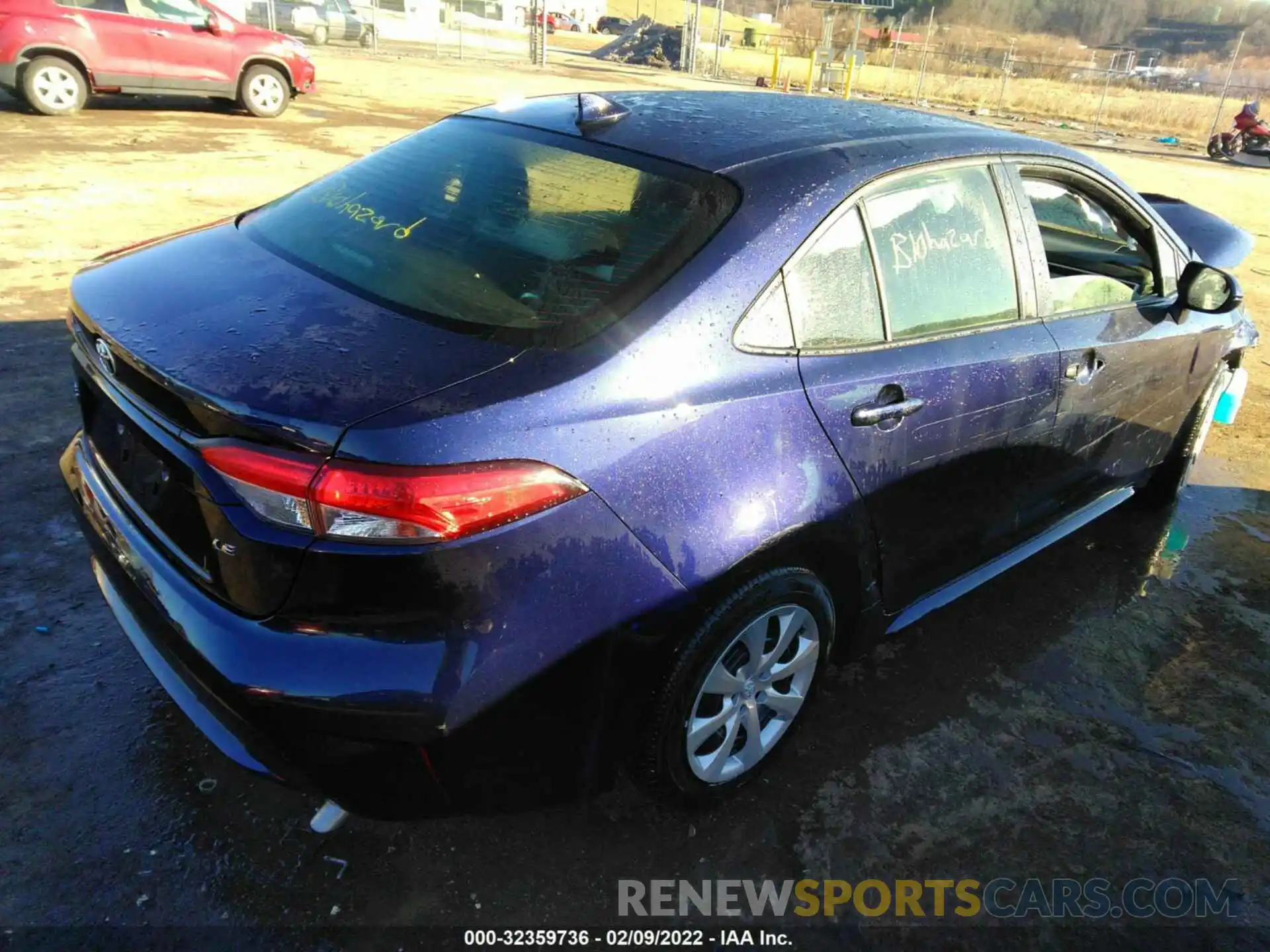 4 Photograph of a damaged car JTDEPRAE0LJ004158 TOYOTA COROLLA 2020