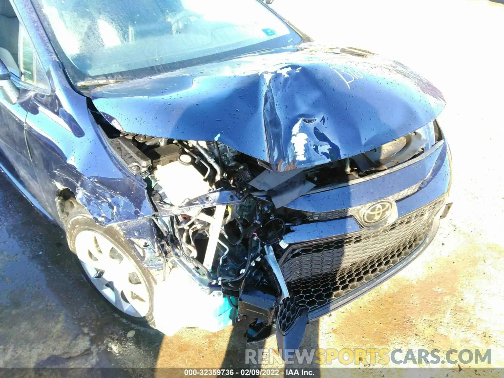 6 Photograph of a damaged car JTDEPRAE0LJ004158 TOYOTA COROLLA 2020