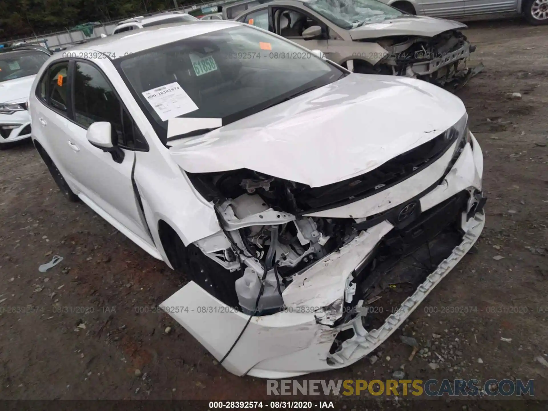 6 Photograph of a damaged car JTDEPRAE0LJ004306 TOYOTA COROLLA 2020