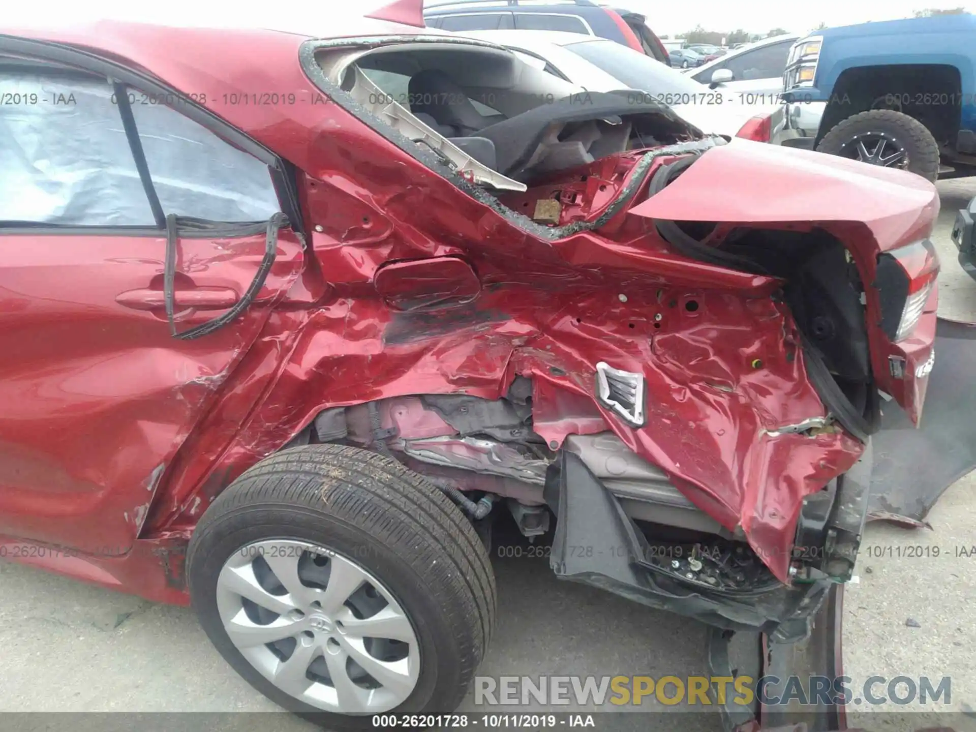 6 Фотография поврежденного автомобиля JTDEPRAE0LJ004385 TOYOTA COROLLA 2020