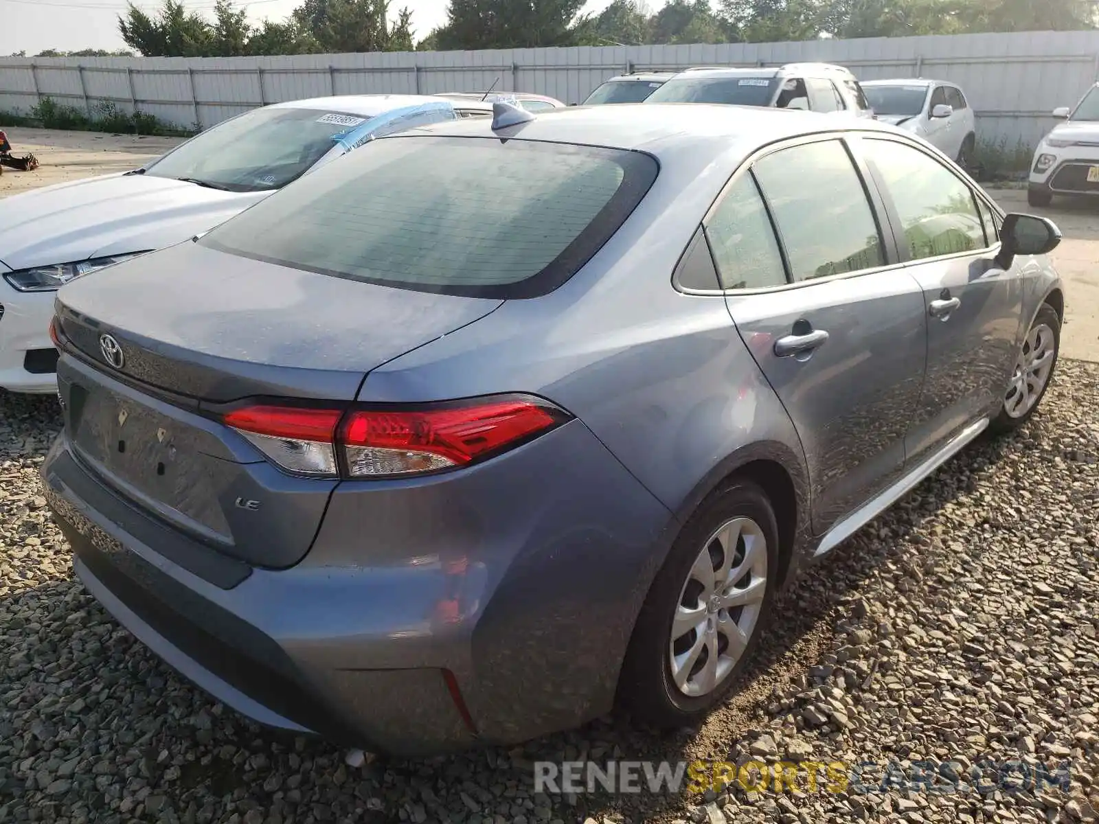 4 Photograph of a damaged car JTDEPRAE0LJ004662 TOYOTA COROLLA 2020