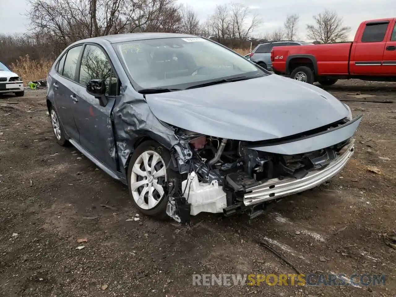 1 Photograph of a damaged car JTDEPRAE0LJ005200 TOYOTA COROLLA 2020