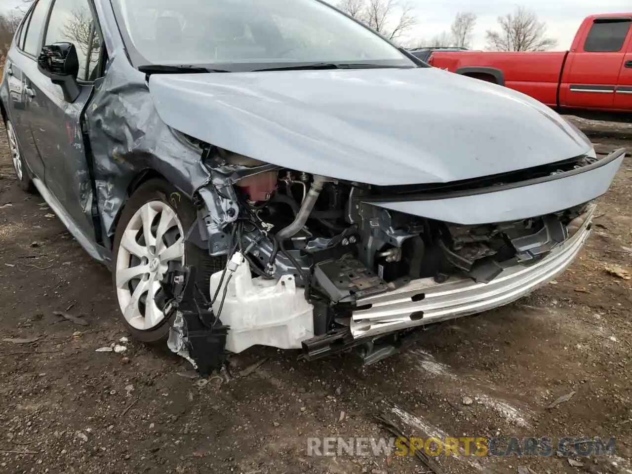 9 Photograph of a damaged car JTDEPRAE0LJ005200 TOYOTA COROLLA 2020