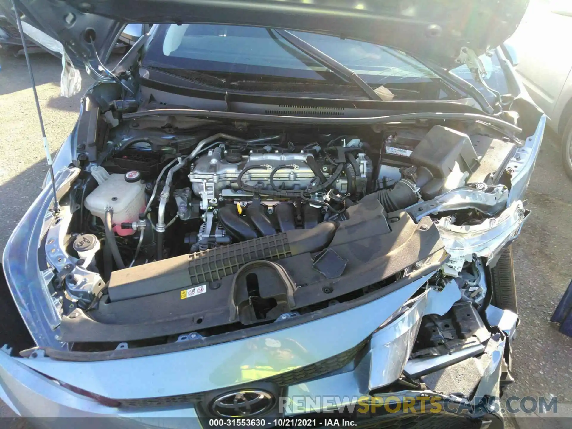 10 Photograph of a damaged car JTDEPRAE0LJ005309 TOYOTA COROLLA 2020