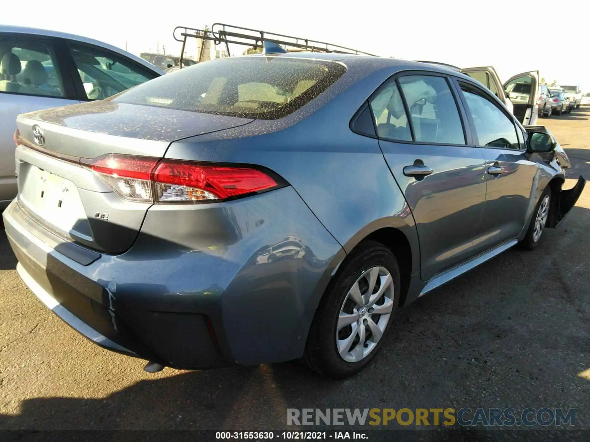 4 Photograph of a damaged car JTDEPRAE0LJ005309 TOYOTA COROLLA 2020